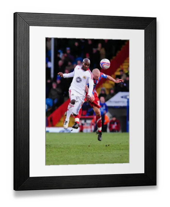 Framed Print : Battling for Supremacy: Jamal Campbell-Ryce vs. Alex Marrow in Championship Clash between Crystal Palace and Bristol City Framed Print : Battling for Supremacy: Jamal Campbell-Ryce vs. Alex Marrow in Championship Clash between Crystal Palace and Bristol City