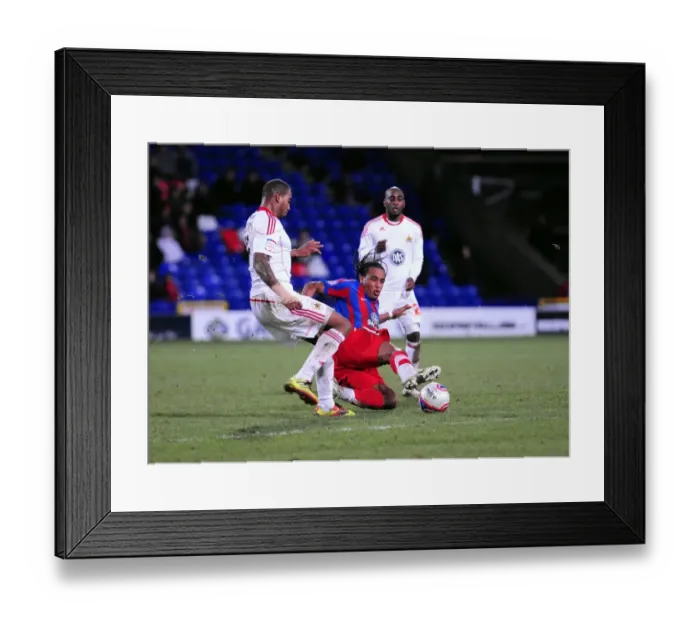 Framed Print : Championship Rivalry: Elliott vs. Danns - A Battle for Supremacy at Selhurst Park (January 2011)