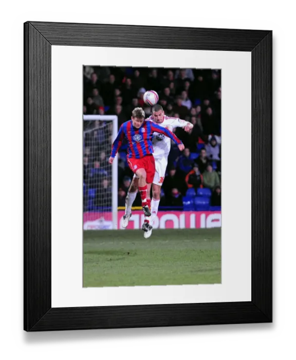 Framed Print : Battling for Supremacy: Caulker vs. Iverson - Crystal Palace vs. Bristol City Football Rivalry (Championship, 2011)