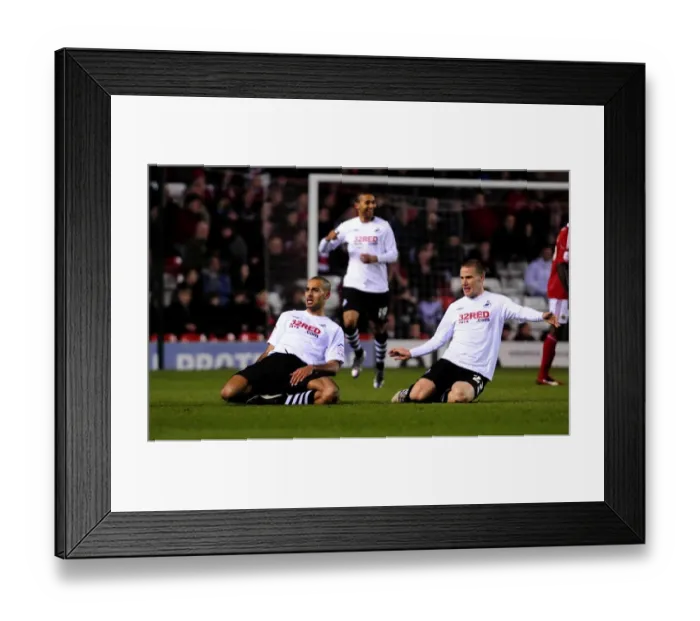 Framed Print : Pratley's Stunner: Swansea's Shocking Win at Ashton Gate (Bristol City vs Swansea City, Football Championship) Framed Print : Pratley's Stunner: Swansea's Shocking Win at Ashton Gate (Bristol City vs Swansea City, Football Championship)