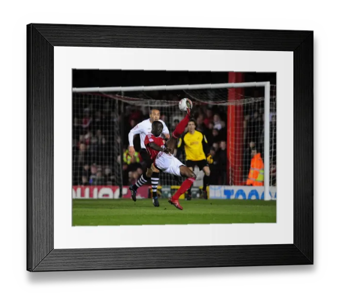Framed Print : Adomah's Near Miss: Bristol City vs Swansea City, Championship Football Match, 01 / 02 / 2011 Framed Print : Adomah's Near Miss: Bristol City vs Swansea City, Championship Football Match, 01 / 02 / 2011