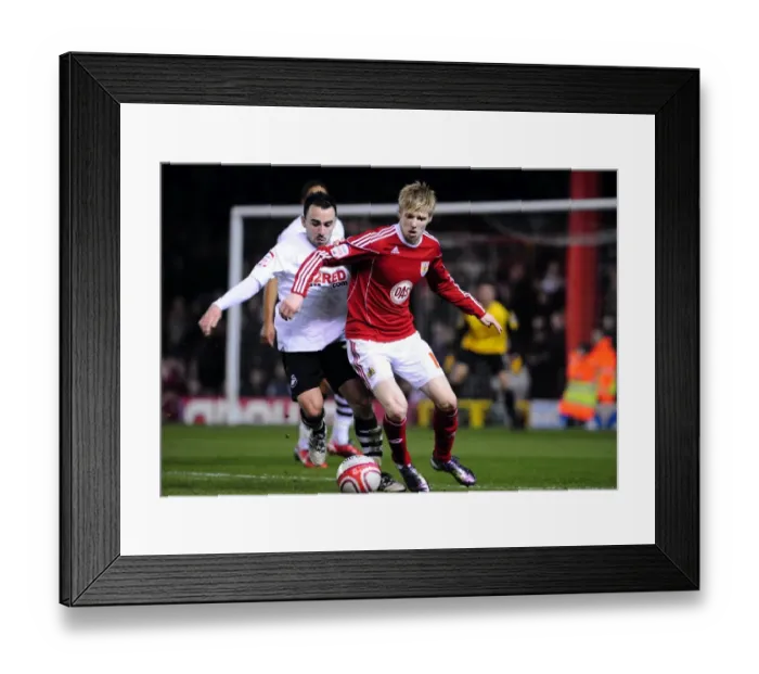 Framed Print : Battling for Supremacy: Britton vs. Keogh in the 2011 Championship Clash between Bristol City and Swansea City Framed Print : Battling for Supremacy: Britton vs. Keogh in the 2011 Championship Clash between Bristol City and Swansea City