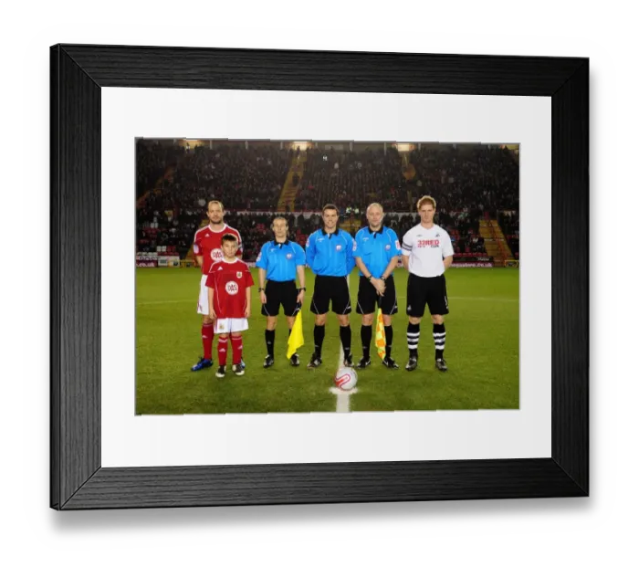Framed Print : Bristol City vs Swansea City: A Football Rivalry - Season 10-11