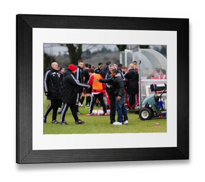 Framed Print : A Glimpse into the Future: Bristol City Res vs Southampton Res - Season 10-11