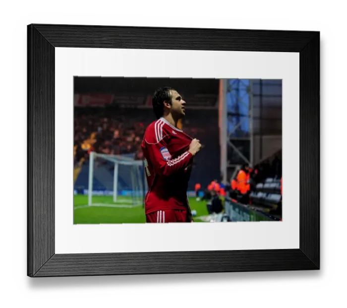 Framed Print : Bristol Citys Brett Pitman celebrates - - 05 / 02 / 2011 - SPORT - FOOTBALL - Championship - Leeds United v Bristol City Framed Print : Bristol Citys Brett Pitman celebrates - - 05 / 02 / 2011 - SPORT - FOOTBALL - Championship - Leeds United v Bristol City