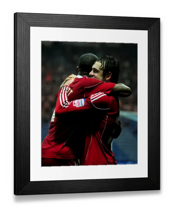 Framed Print : Brett Pitman's Thrilling Goal: Preston North End vs. Bristol City (Championship 2011) - The Euphoric Celebration Framed Print : Brett Pitman's Thrilling Goal: Preston North End vs. Bristol City (Championship 2011) - The Euphoric Celebration