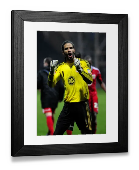 Framed Print : David James's Spectacular Save: Preston vs. Bristol City Championship Clash (05 / 02 / 2011) Framed Print : David James's Spectacular Save: Preston vs. Bristol City Championship Clash (05 / 02 / 2011)