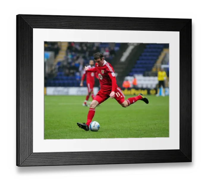 Framed Print : Championship Clash: Martyn Woolford of Bristol City Faces Off Against Preston North End at Deepdale Stadium (05 / 02 / 2011) Framed Print : Championship Clash: Martyn Woolford of Bristol City Faces Off Against Preston North End at Deepdale Stadium (05 / 02 / 2011)