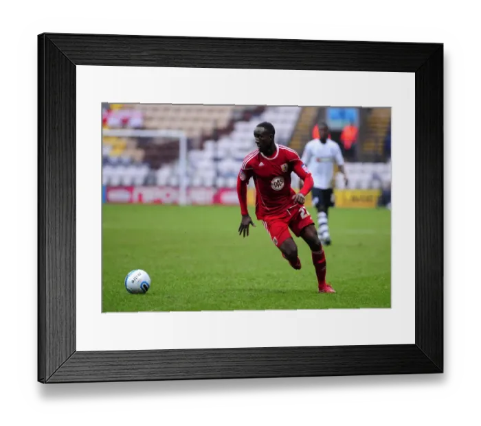 Framed Print : Adomah's Championship Battle: Preston v Bristol City, 05 / 02 / 2011 Framed Print : Adomah's Championship Battle: Preston v Bristol City, 05 / 02 / 2011
