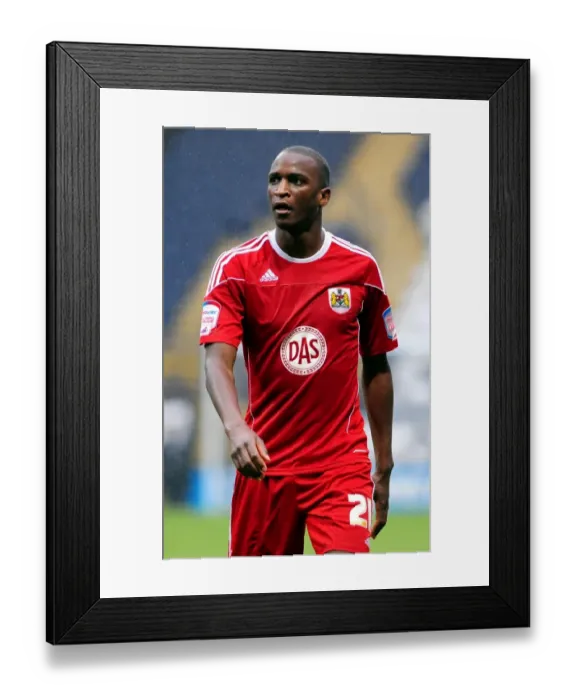 Framed Print : Kalifa Cisse in Action: Preston North End vs. Bristol City, Championship Football Match, 5th February 2011 Framed Print : Kalifa Cisse in Action: Preston North End vs. Bristol City, Championship Football Match, 5th February 2011