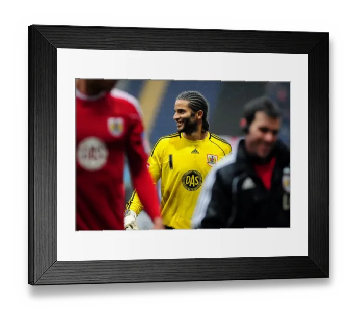 Framed Print : David James Saves the Day: Preston North End vs. Bristol City, Championship Football, 05 / 02 / 2011