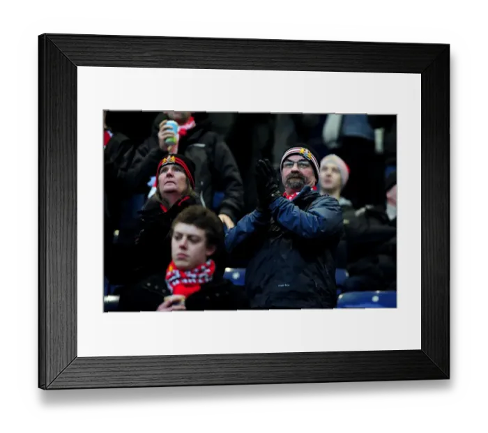 Framed Print : Championship Showdown: Passionate Bristol City Fans at Preston North End (05 / 02 / 2011) Framed Print : Championship Showdown: Passionate Bristol City Fans at Preston North End (05 / 02 / 2011)