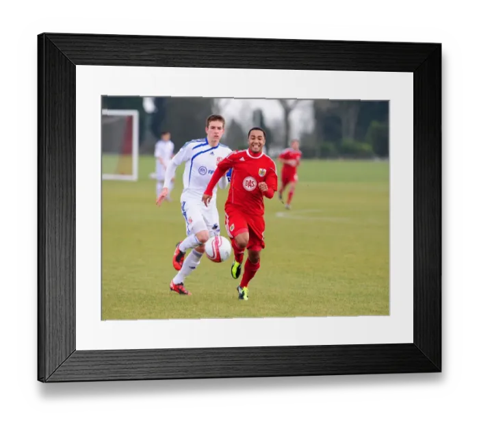 Framed Print : Nicky Maynard in Action: Bristol City vs Swindon Reserves Framed Print : Nicky Maynard in Action: Bristol City vs Swindon Reserves