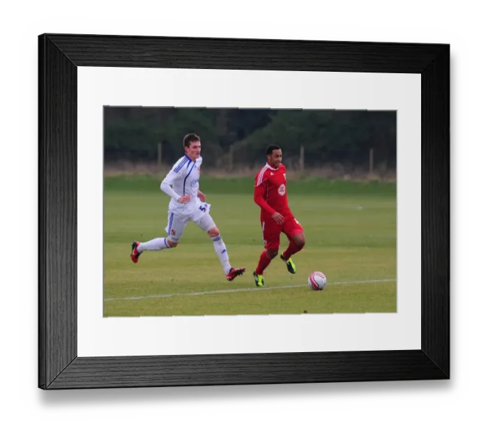 Framed Print : Nicky Maynard in Action: Bristol City Reserves vs Swindon Reserves Framed Print : Nicky Maynard in Action: Bristol City Reserves vs Swindon Reserves
