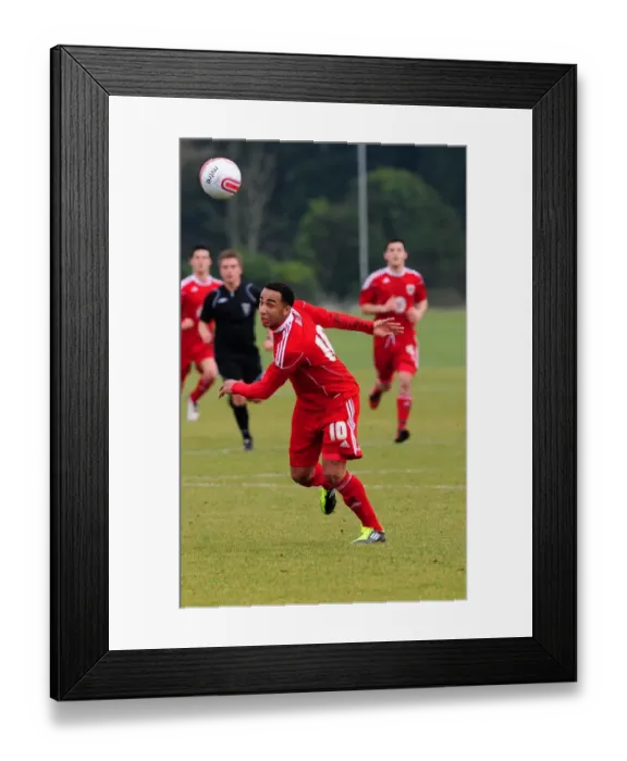 Framed Print : Nicky Maynard in Action: Bristol City Reserves vs Swindon Reserves Framed Print : Nicky Maynard in Action: Bristol City Reserves vs Swindon Reserves
