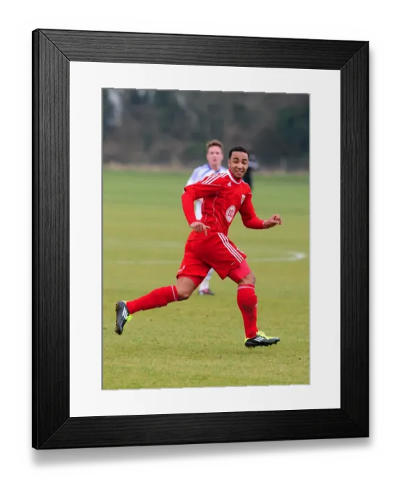 Framed Print : Nicky Maynard in Action: Bristol City Reserves vs Swindon Reserves Framed Print : Nicky Maynard in Action: Bristol City Reserves vs Swindon Reserves