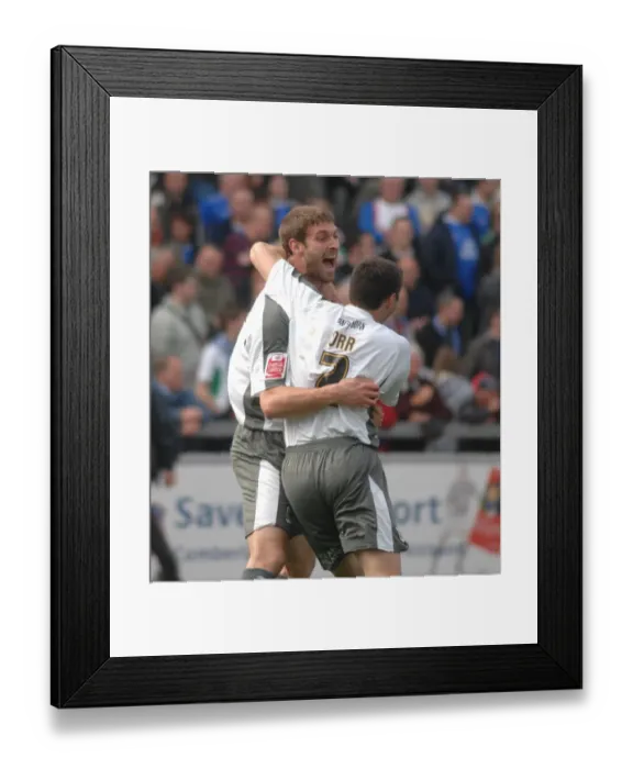 Framed Print : Jamie McCombe Bradley Orr Celebration Framed Print : Jamie McCombe Bradley Orr Celebration