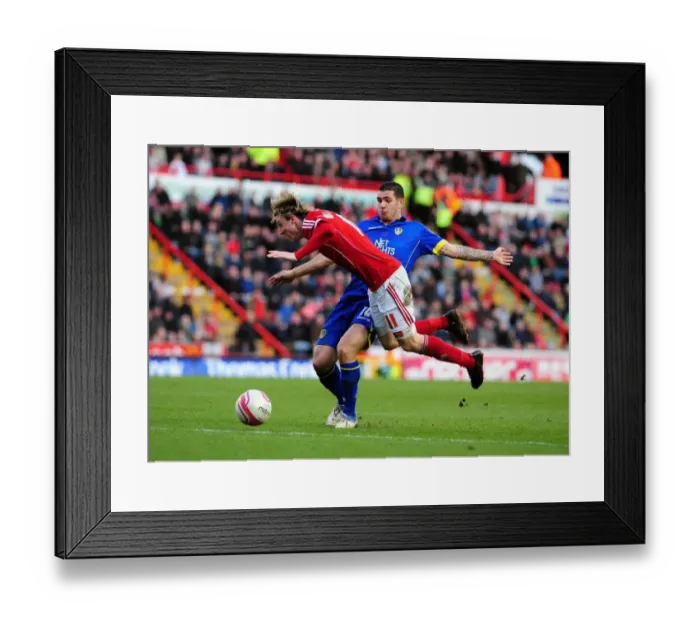 Framed Print : Bristol City vs Leeds United: Martyn Woolford Foul by Bradley Johnson - Championship Clash at Ashton Gate Stadium (February 12, 2011) Framed Print : Bristol City vs Leeds United: Martyn Woolford Foul by Bradley Johnson - Championship Clash at Ashton Gate Stadium (February 12, 2011)