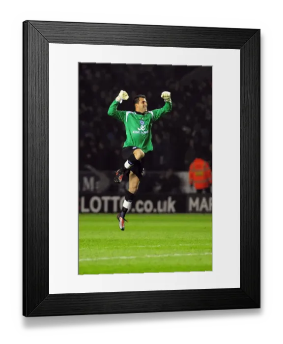 Framed Print : Leicester City's Ricardo: Rejoicing in the Championship Opener Against Bristol City (18 / 02 / 2011) Framed Print : Leicester City's Ricardo: Rejoicing in the Championship Opener Against Bristol City (18 / 02 / 2011)