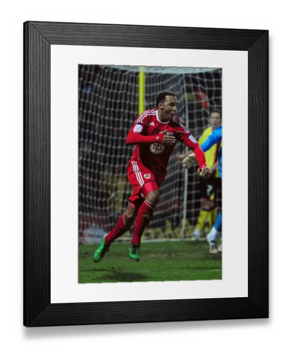 Framed Print : Dramatic Equalizer: Nicky Maynard's Thrilling Goal for Bristol City in the Championship (22 / 02 / 2011 - Watford vs. Bristol City) Framed Print : Dramatic Equalizer: Nicky Maynard's Thrilling Goal for Bristol City in the Championship (22 / 02 / 2011 - Watford vs. Bristol City)