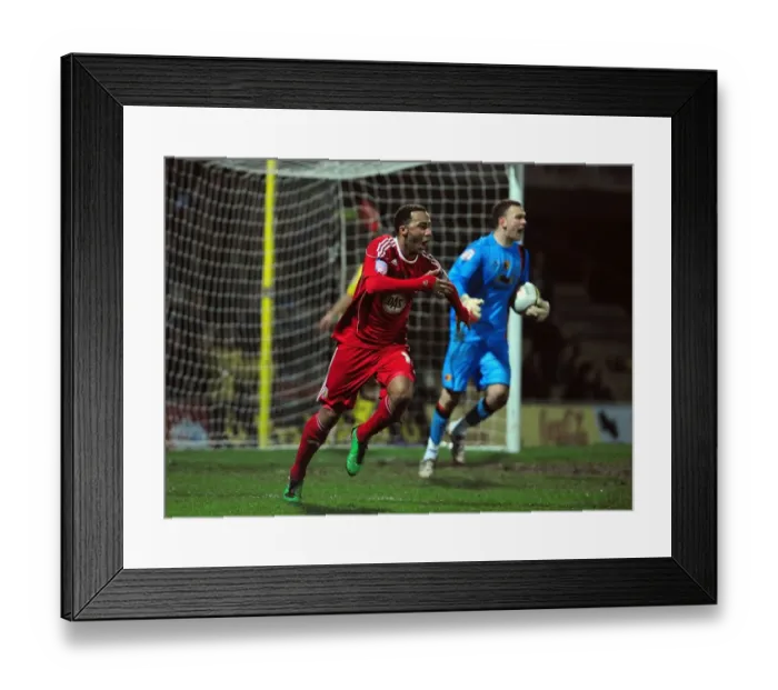 Framed Print : Nicky Maynard's Dramatic Equalizer: A Thrilling Moment for Bristol City in the Championship (22 / 02 / 2011 - Watford vs. Bristol City) Framed Print : Nicky Maynard's Dramatic Equalizer: A Thrilling Moment for Bristol City in the Championship (22 / 02 / 2011 - Watford vs. Bristol City)