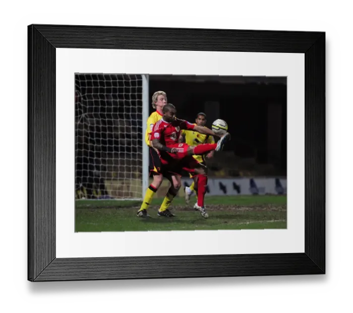 Framed Print : Marvin Elliott's Thrilling Overhead Kick Attempt vs. Watford, Championship 2011 Framed Print : Marvin Elliott's Thrilling Overhead Kick Attempt vs. Watford, Championship 2011