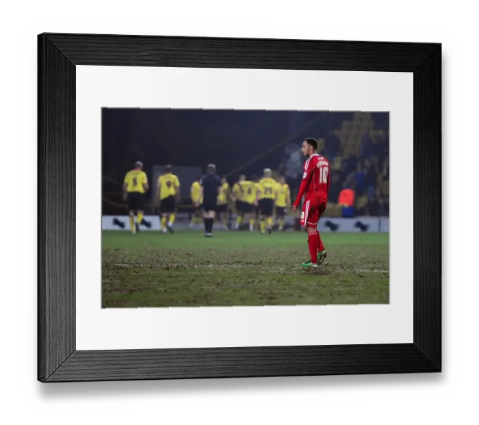 Framed Print : Watford Scores: Moment of Disappointment for Nicky Maynard of Bristol City in Championship Match, 22nd February 2011 Framed Print : Watford Scores: Moment of Disappointment for Nicky Maynard of Bristol City in Championship Match, 22nd February 2011
