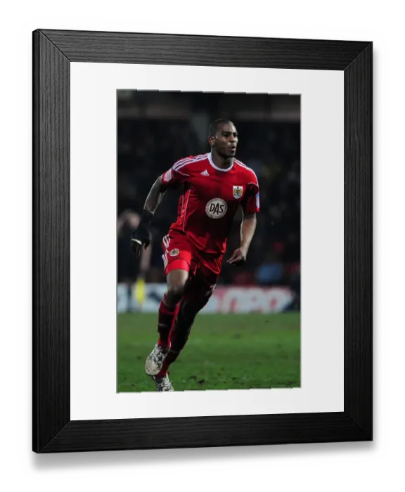Framed Print : Marvin Elliott Scores Brace: Bristol City's Victory Over Watford (2011) Framed Print : Marvin Elliott Scores Brace: Bristol City's Victory Over Watford (2011)