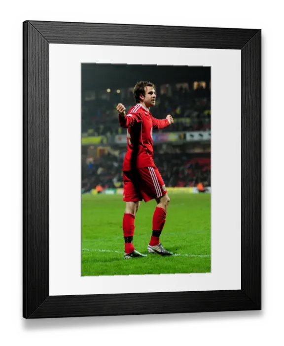 Framed Print : Brett Pitman Scores the Championship-Winning Goal: Watford vs. Bristol City (2011) Framed Print : Brett Pitman Scores the Championship-Winning Goal: Watford vs. Bristol City (2011)