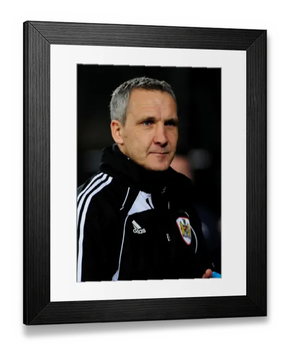 Framed Print : Keith Miljen Leads Bristol City in Championship Clash against Watford at Vicarage Road (February 22, 2011) Framed Print : Keith Miljen Leads Bristol City in Championship Clash against Watford at Vicarage Road (February 22, 2011)