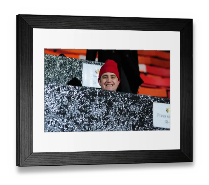 Framed Print : The Clash: Watford vs. Bristol City - Season 10-11 Football Rivalry