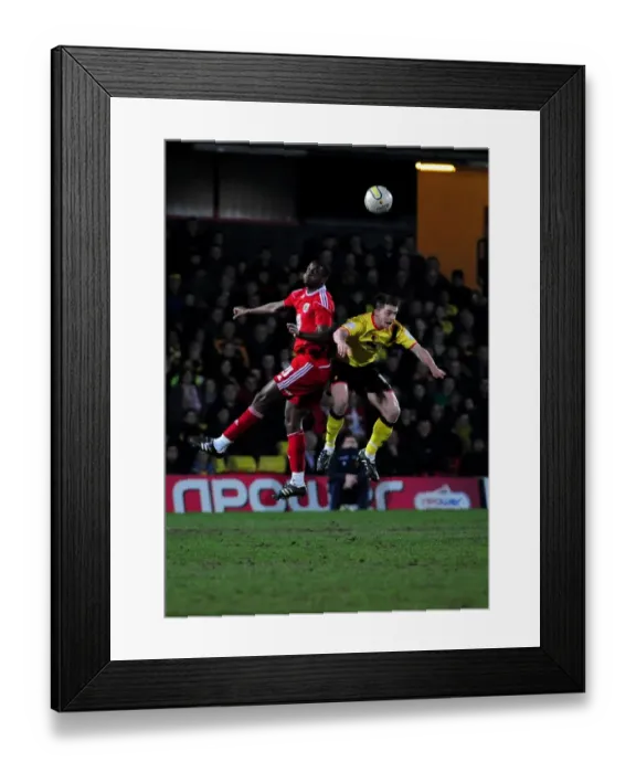 Framed Print : The Clash Between the Hornets and the Robins: Watford vs. Bristol City - Season 10-11 Framed Print : The Clash Between the Hornets and the Robins: Watford vs. Bristol City - Season 10-11
