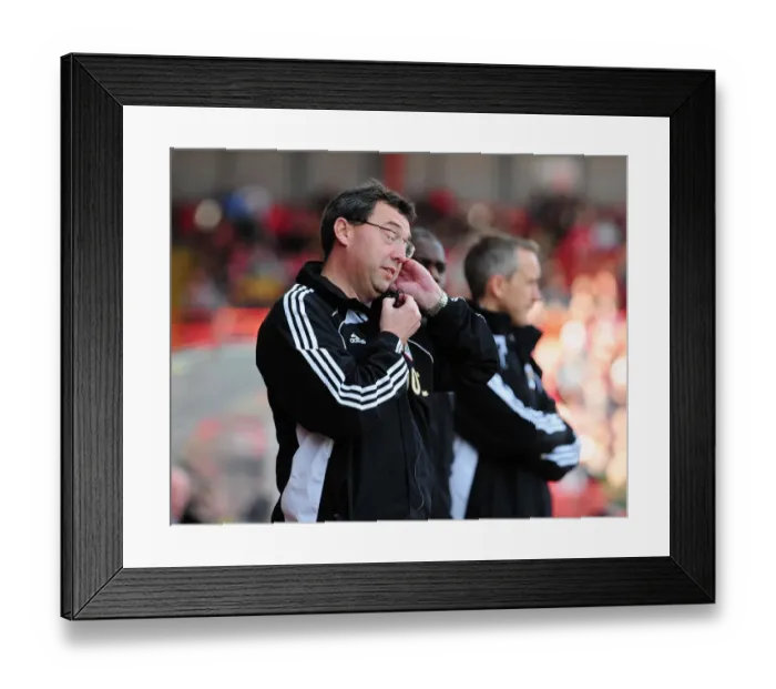 Framed Print : Championship Clash: Bristol City vs Scunthorpe United at Ashton Gate Stadium - February 26, 2010