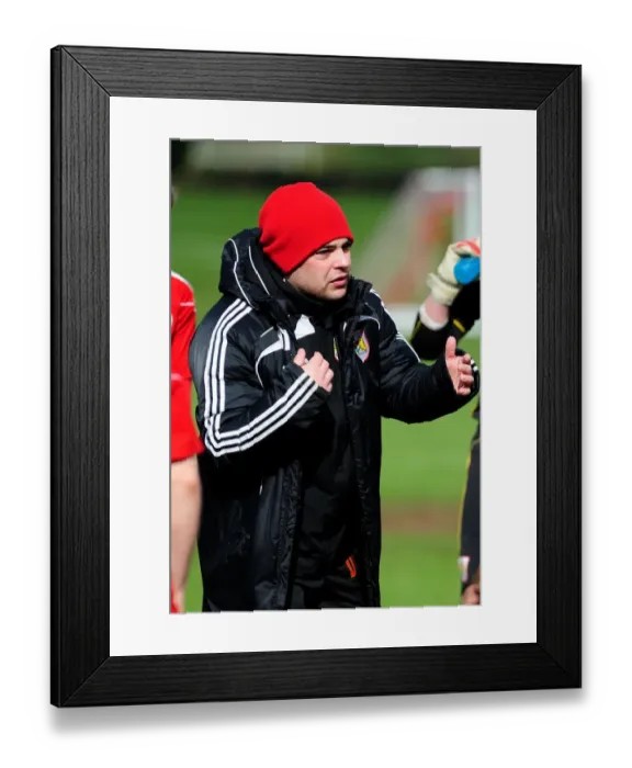 Framed Print : A Glimpse into the Future: Bristol City U18 vs. Tottenham Hotspur U18 - Season 10-11