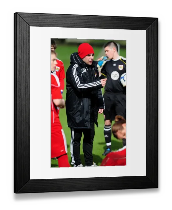 Framed Print : A Glimpse into the Future: Bristol City U18 vs. Tottenham Hotspur U18 - Season 10-11