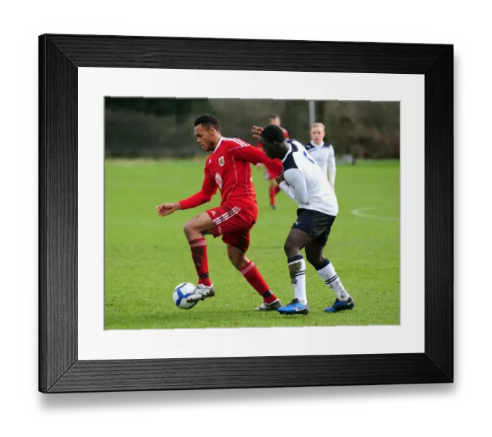 Framed Print : A Glimpse into the Future: Bristol City U18 vs. Tottenham Hotspur U18 - Season 10-11