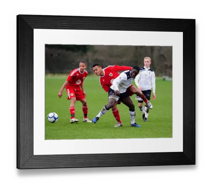 Framed Print : Bristol City FC: A Glimpse into the Future - U18s vs. Tottenham Hotspur (Season 10-11) - Next Generation Clash Framed Print : Bristol City FC: A Glimpse into the Future - U18s vs. Tottenham Hotspur (Season 10-11) - Next Generation Clash