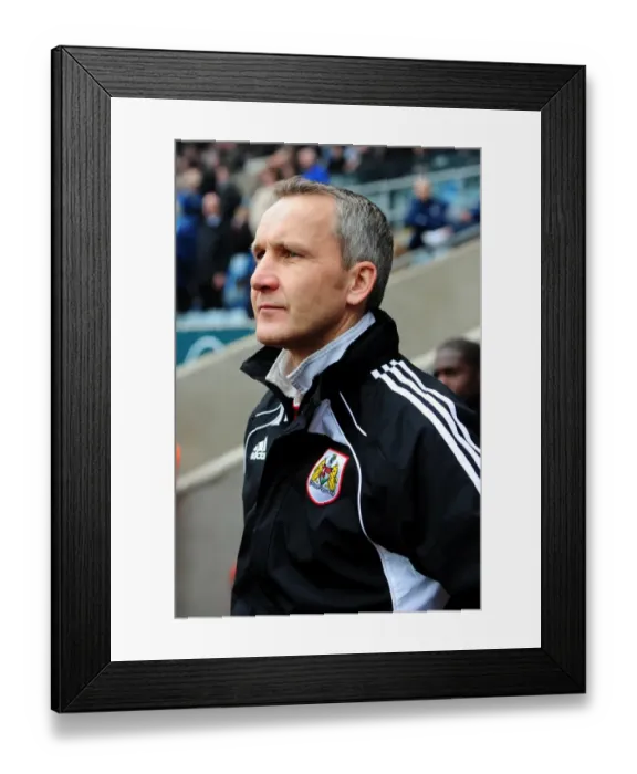 Framed Print : Keith Milen Leads Bristol City in Championship Showdown at Coventry Arena (05 / 03 / 2011)