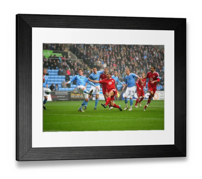 Framed Print : Bristol City's Lewin Nyatanga Scores the Second Goal in Championship Match vs. Coventry City (05 / 03 / 2011) Framed Print : Bristol City's Lewin Nyatanga Scores the Second Goal in Championship Match vs. Coventry City (05 / 03 / 2011)