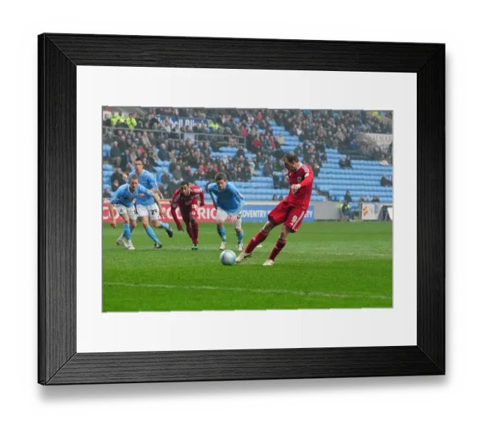 Framed Print : David Clarkson Scores Penalty: Bristol City's 3-0 Lead Over Coventry City, Championship Match, 05 / 03 / 2011 Framed Print : David Clarkson Scores Penalty: Bristol City's 3-0 Lead Over Coventry City, Championship Match, 05 / 03 / 2011