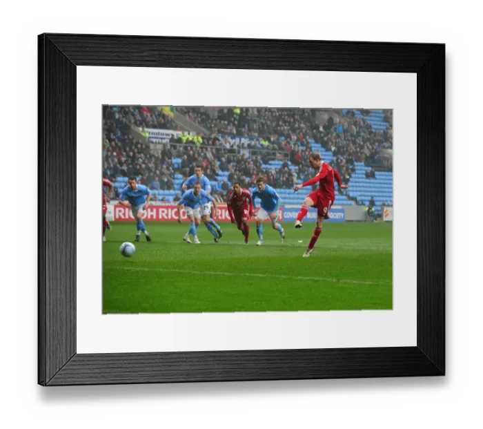Framed Print : David Clarkson's Penalty: Bristol City's 3-0 Lead Against Coventry City - Championship Match, 05 / 03 / 2011 Framed Print : David Clarkson's Penalty: Bristol City's 3-0 Lead Against Coventry City - Championship Match, 05 / 03 / 2011