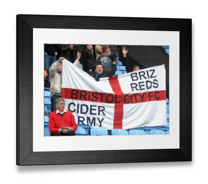 Framed Print : Clash of the First Teams: Coventry City vs. Bristol City (Season 10-11)