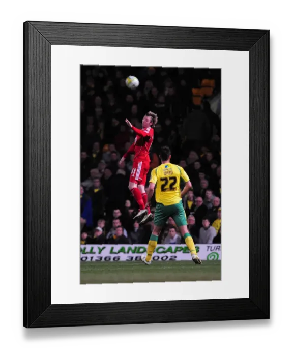 Framed Print : Martyn Woolford's Flick: Norwich City vs. Bristol City, Championship Clash at Carrow Road (14 / 03 / 2011) Framed Print : Martyn Woolford's Flick: Norwich City vs. Bristol City, Championship Clash at Carrow Road (14 / 03 / 2011)