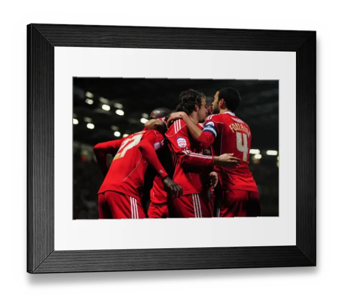 Framed Print : Adomah's Equalizer: Thrilling Championship Clash between Norwich City and Bristol City (14 / 03 / 2011)