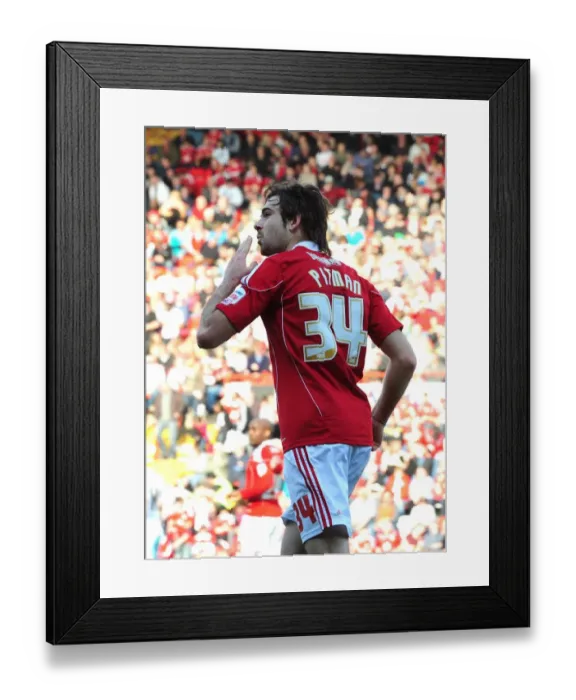 Framed Print : Brett Pitman Scores the Thriller: Championship Clash between Bristol City and Burnley - 19 / 03 / 2011 (Ashton Gate Stadium) Framed Print : Brett Pitman Scores the Thriller: Championship Clash between Bristol City and Burnley - 19 / 03 / 2011 (Ashton Gate Stadium)