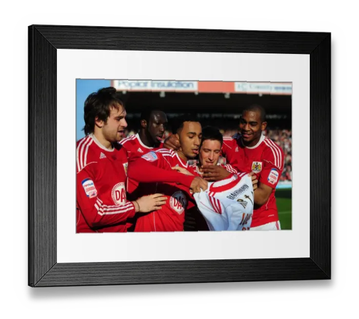 Framed Print : Bristol City's Nicky Maynard Scores Brace: Thrilling Championship Double vs. Burnley (19-03-2011) Framed Print : Bristol City's Nicky Maynard Scores Brace: Thrilling Championship Double vs. Burnley (19-03-2011)