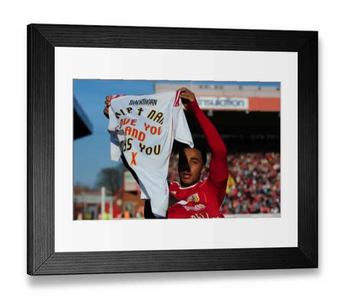 Framed Print : Nicky Maynard's Emotional Double: Honoring His Late Nan During Bristol City's Championship Win Against Burnley (19 / 03 / 2011) Framed Print : Nicky Maynard's Emotional Double: Honoring His Late Nan During Bristol City's Championship Win Against Burnley (19 / 03 / 2011)