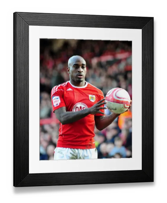 Framed Print : Championship Showdown: Bristol City vs Burnley at Ashton Gate Stadium - 19 / 03 / 2011