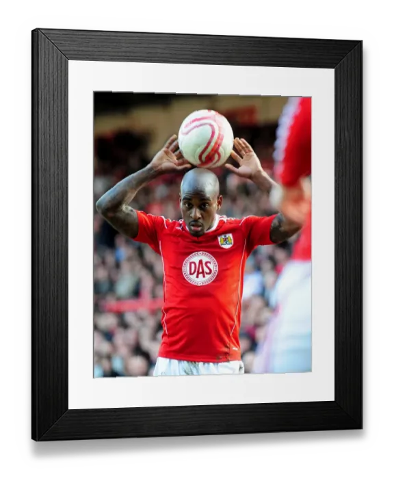 Framed Print : Bristol City vs Burnley: Jamal Campbell-Ryce in Action during the 2011 Championship Match at Ashton Gate Stadium Framed Print : Bristol City vs Burnley: Jamal Campbell-Ryce in Action during the 2011 Championship Match at Ashton Gate Stadium