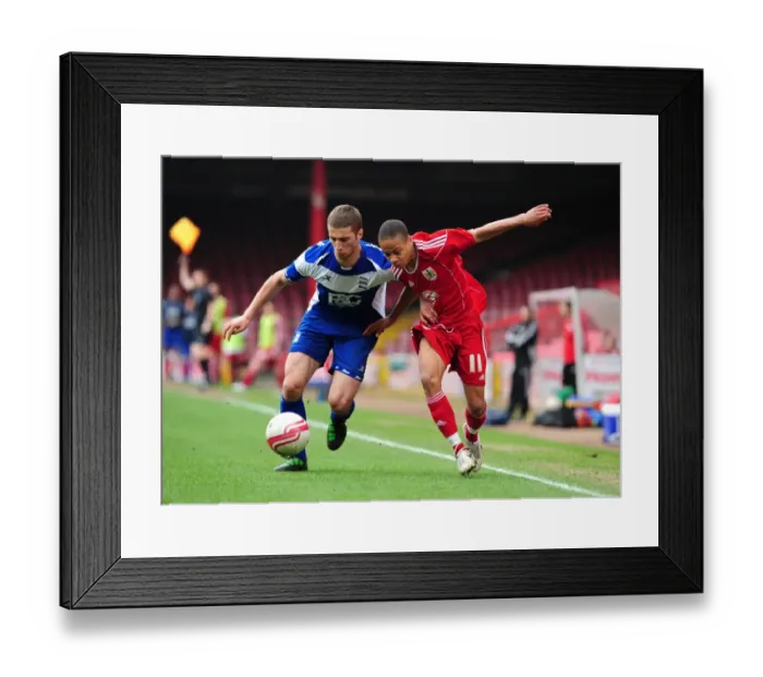 Framed Print : A Glimpse into the Future: Bristol City Res vs Birmingham City Res - Season 10-11